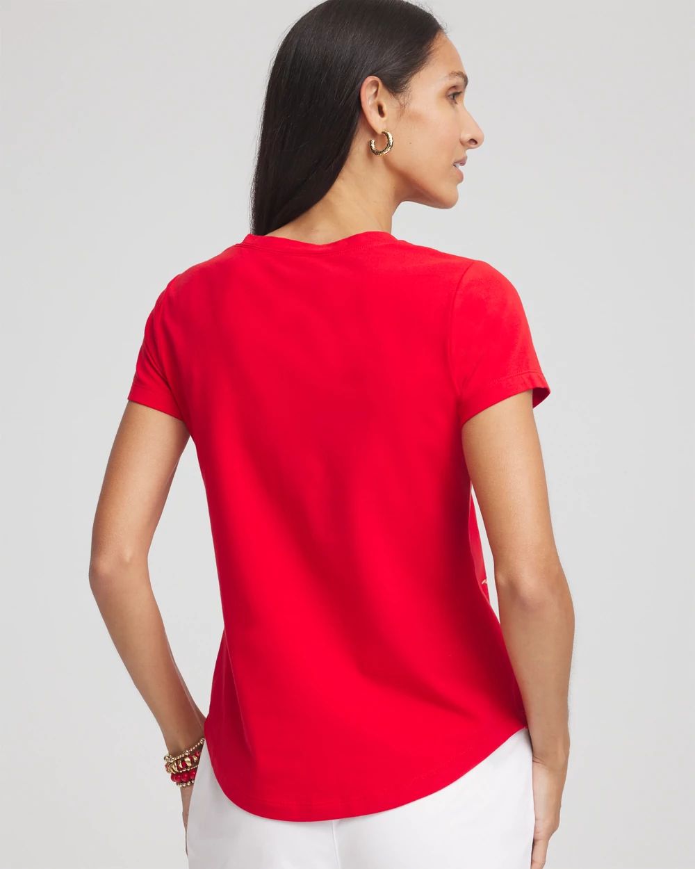 Fireworks Embellished Knit Tee