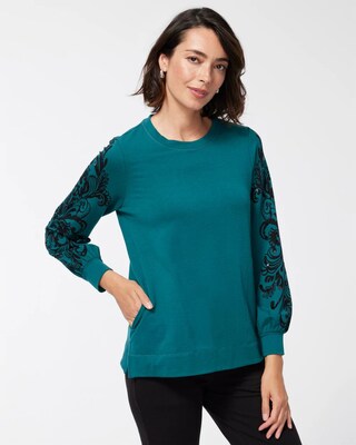 Zenergy French Terry Scrolls Sweatshirt