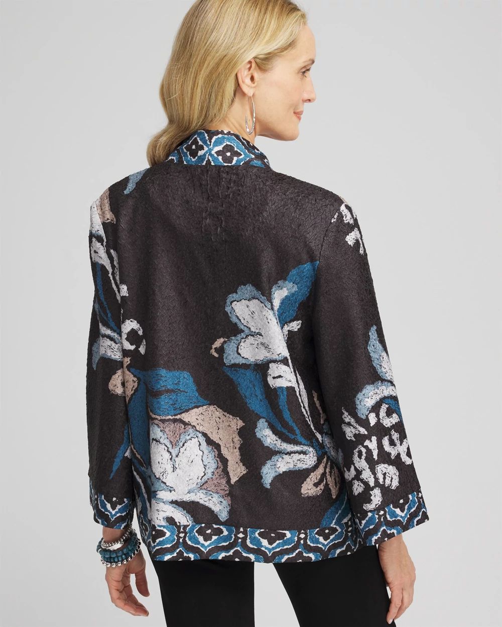 Travelers™ Collection Reversible Floral Crushed Jacket