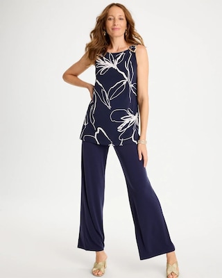 Travelers™ Knit Botanical Jeweled Tunic click to view larger image.