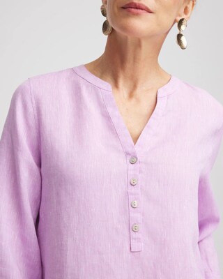 No Iron™ Linen Tunic click to view larger image.