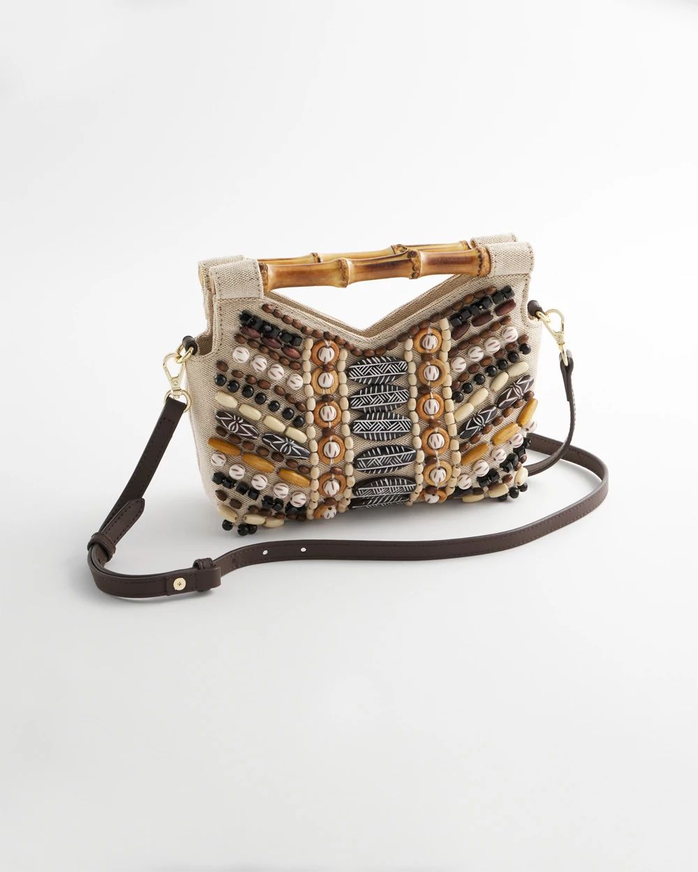 Beaded Bamboo Handbag