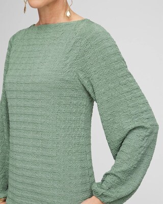 Smocked Boatneck Top click to view larger image.