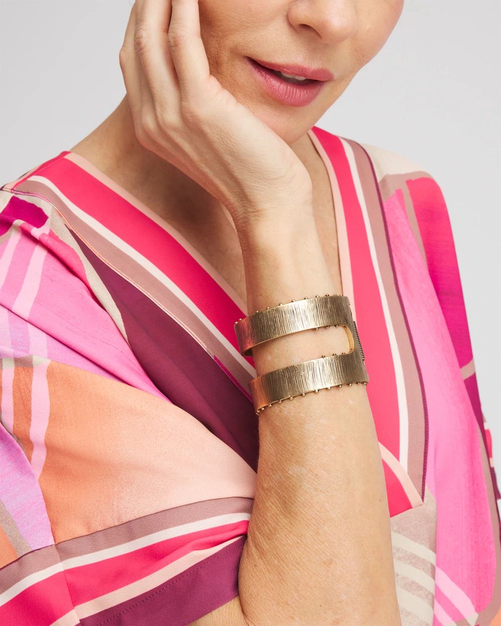 Vintage Gold Cuff Bracelet