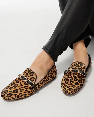 Animal Print Loafers