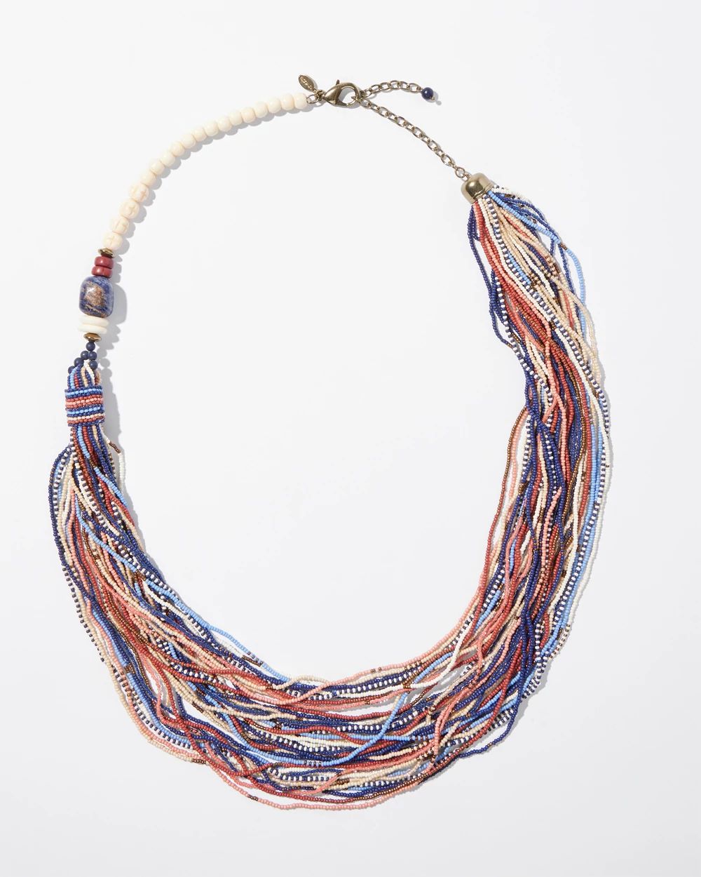 Beaded Multistrand Necklace