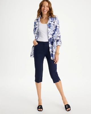 Emme Slim Capri Pants click to view larger image.