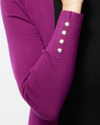 ECOVERO Warm Colorblock Turtleneck Sweater click to view larger image.