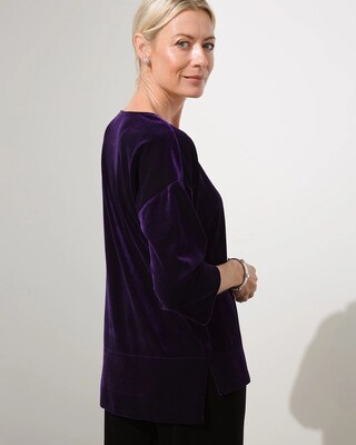 Travelers Collection Velvet Pullover