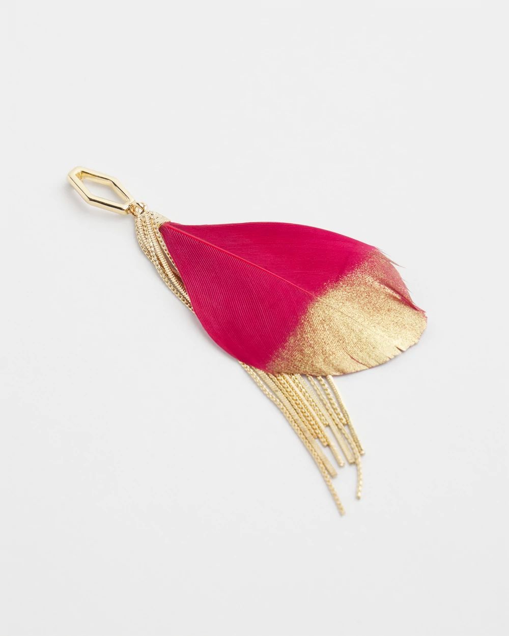 No Droop™ Magenta Fringe Earrings