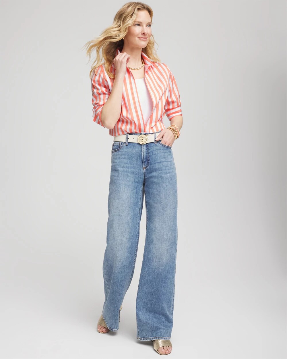 No Iron™ Summer Striped Shirt