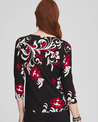 Touch of Cool™ Swirl Square Neck Tee click to view larger image.