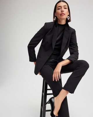 Black Label Button Blazer