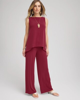 Travelers™ Knit Wide-Leg Pants click to view larger image.