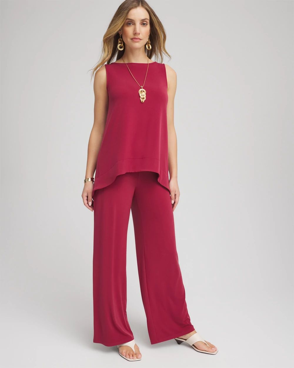 Travelers™ Knit Wide-Leg Pants