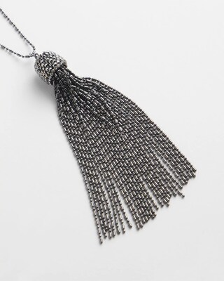 Glitz Tassle Pendant Necklace click to view larger image.