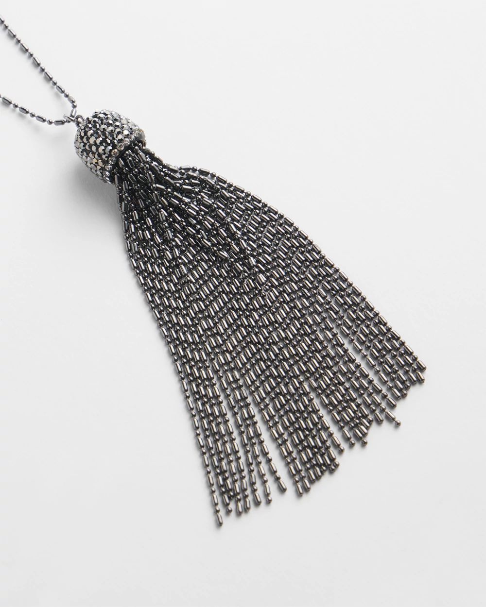 Glitz Tassle Pendant Necklace click to view larger image.