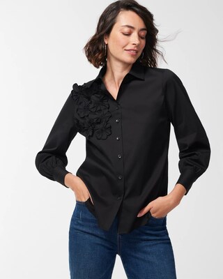 Poplin 3D Applique Tunic