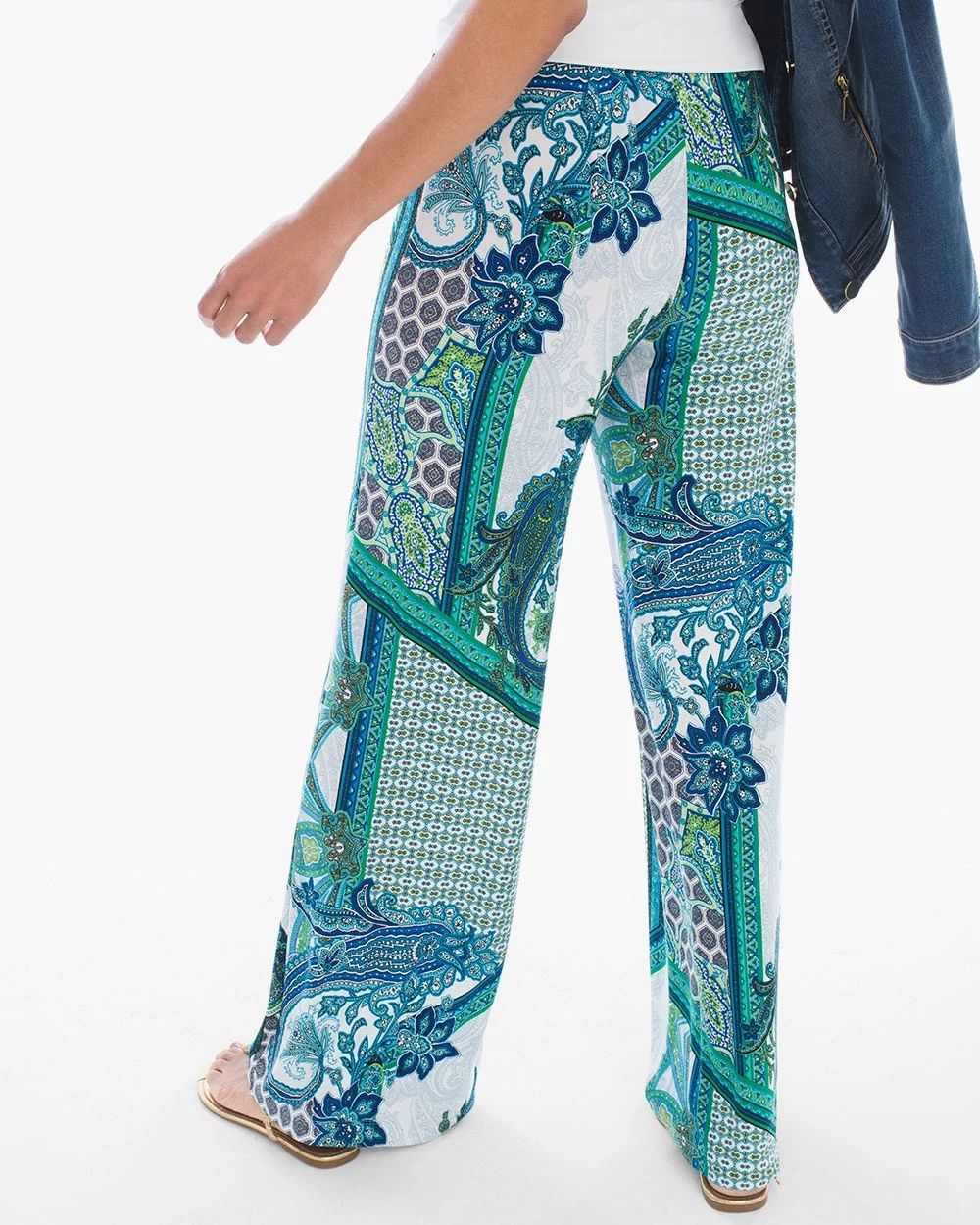 Artisan Paisley Palazzo Pants