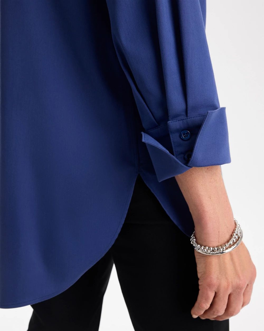 No Iron™ Stretch Popover Tunic click to view larger image.
