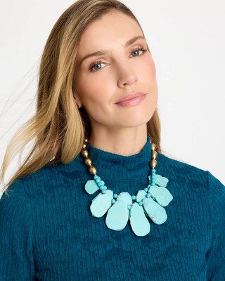 Chico's Originals Statement Bib Necklace click to view larger image.