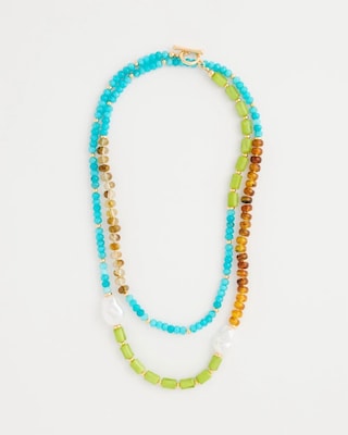 Resin Single-Strand Necklace click to view larger image.