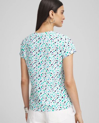 Polka-Dot Crewneck Perfect Tee click to view larger image.