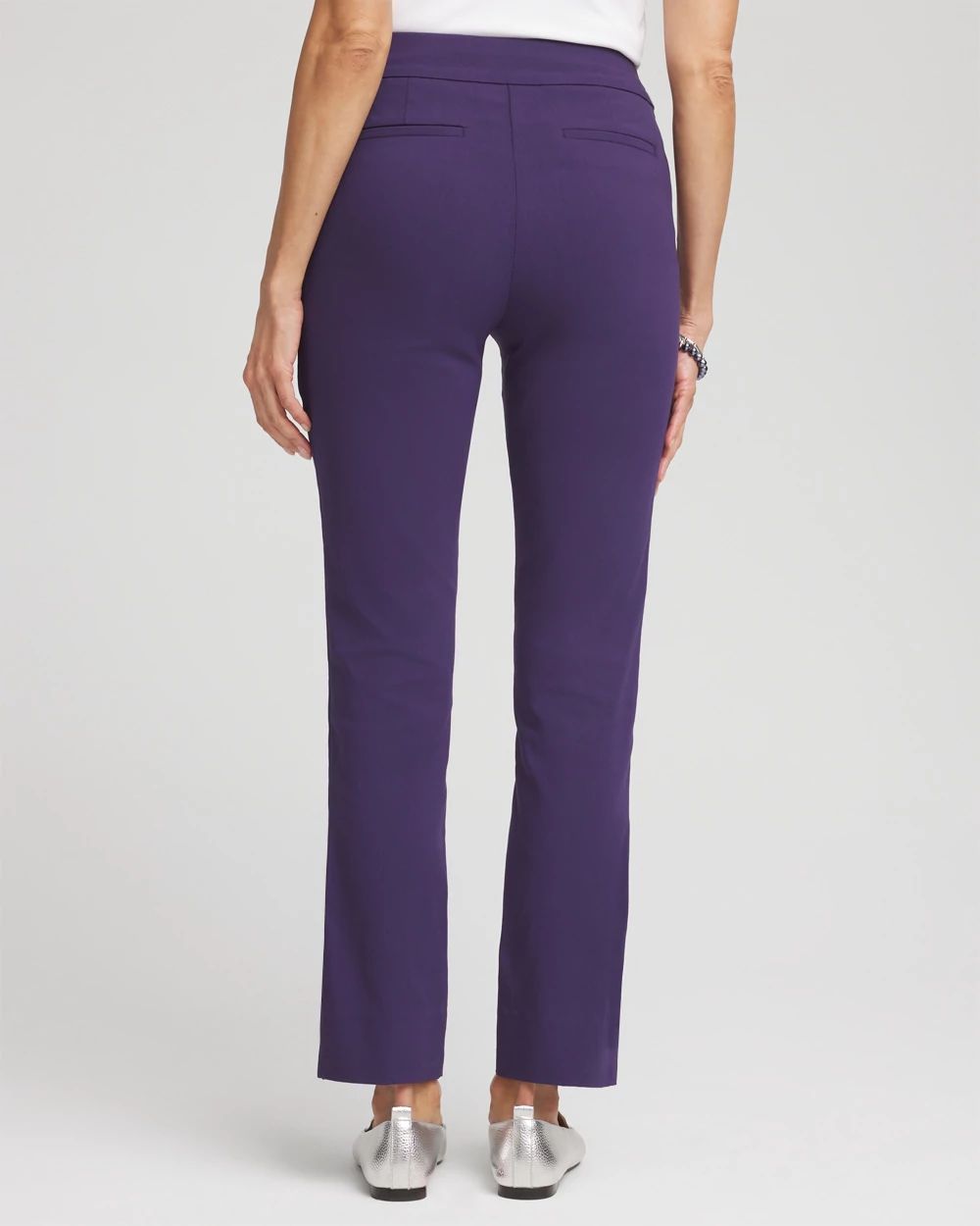 Brigitte Rivet Slit Ankle Pants click to view larger image.