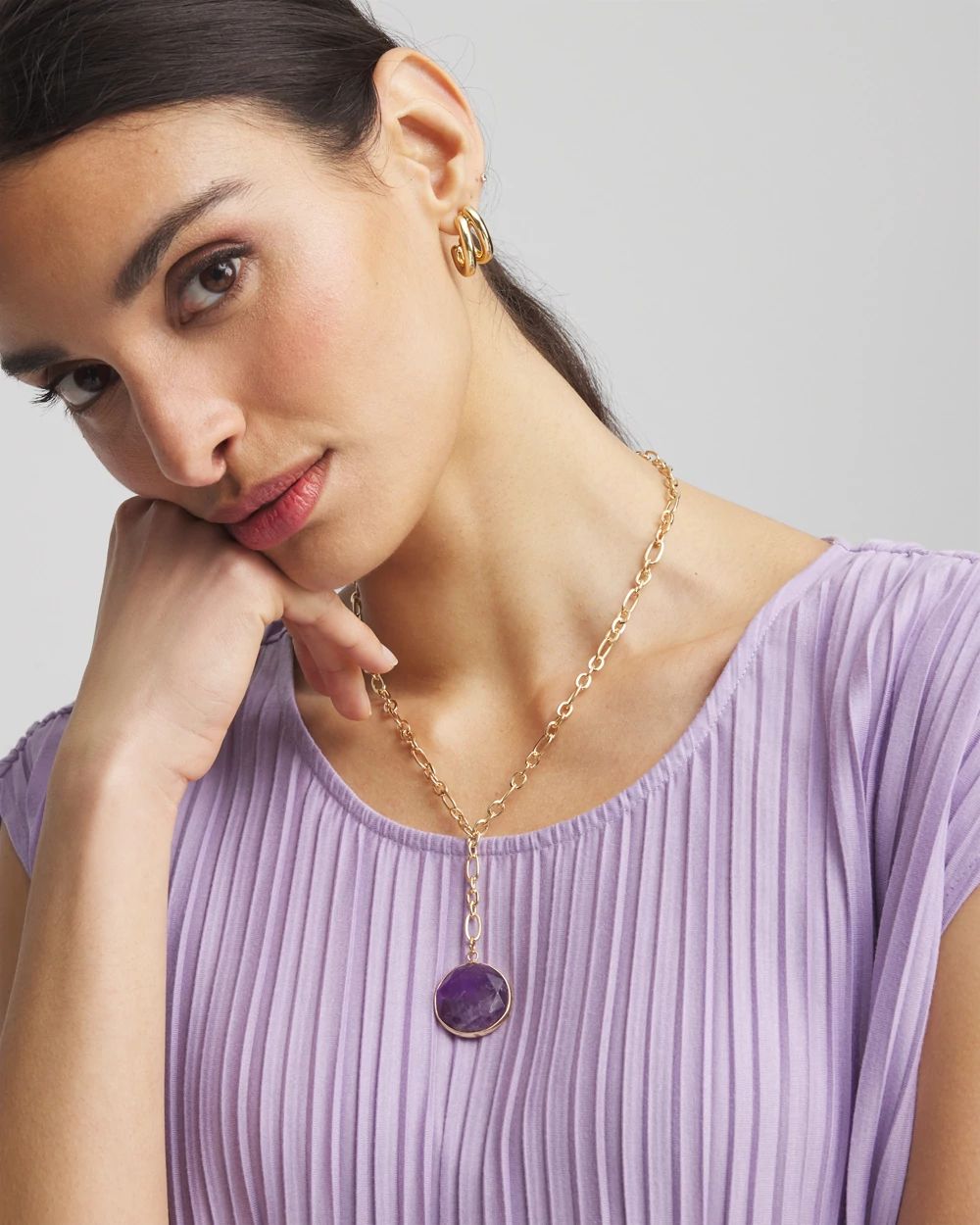 Convertible Filigree Beaded Pendant Necklace