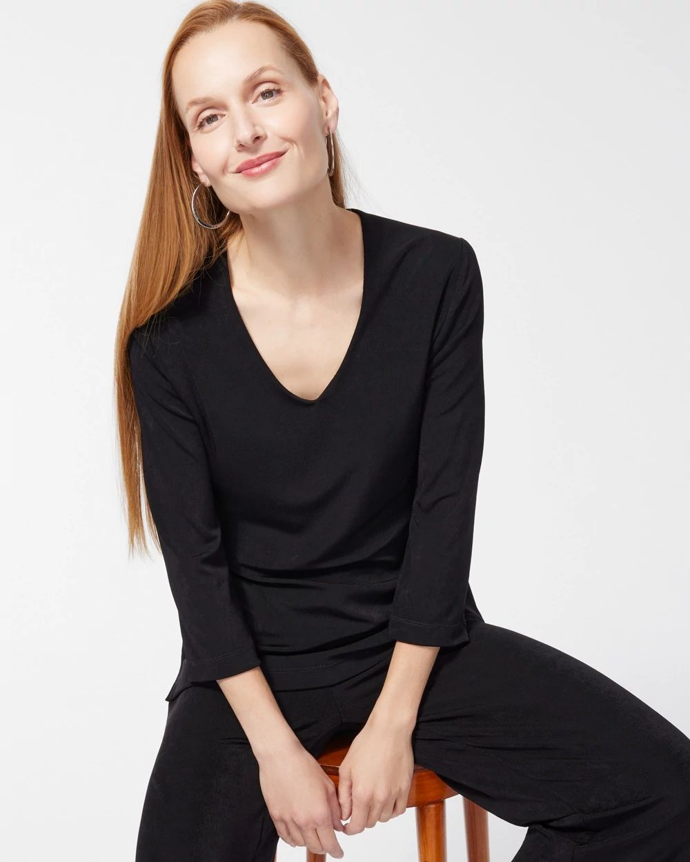 Travelers Classic V-Neck Top