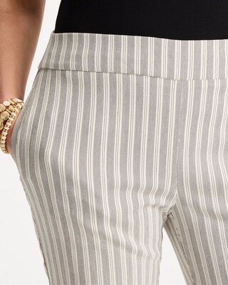 Striped Straight Crop Pant click to view larger image.