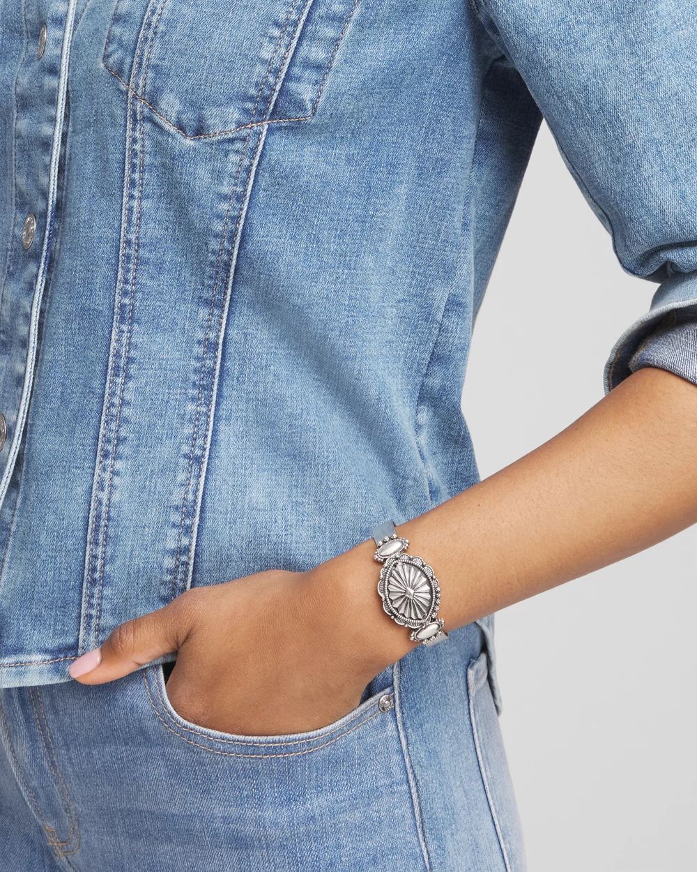 Western Flex Cuff Bracelet