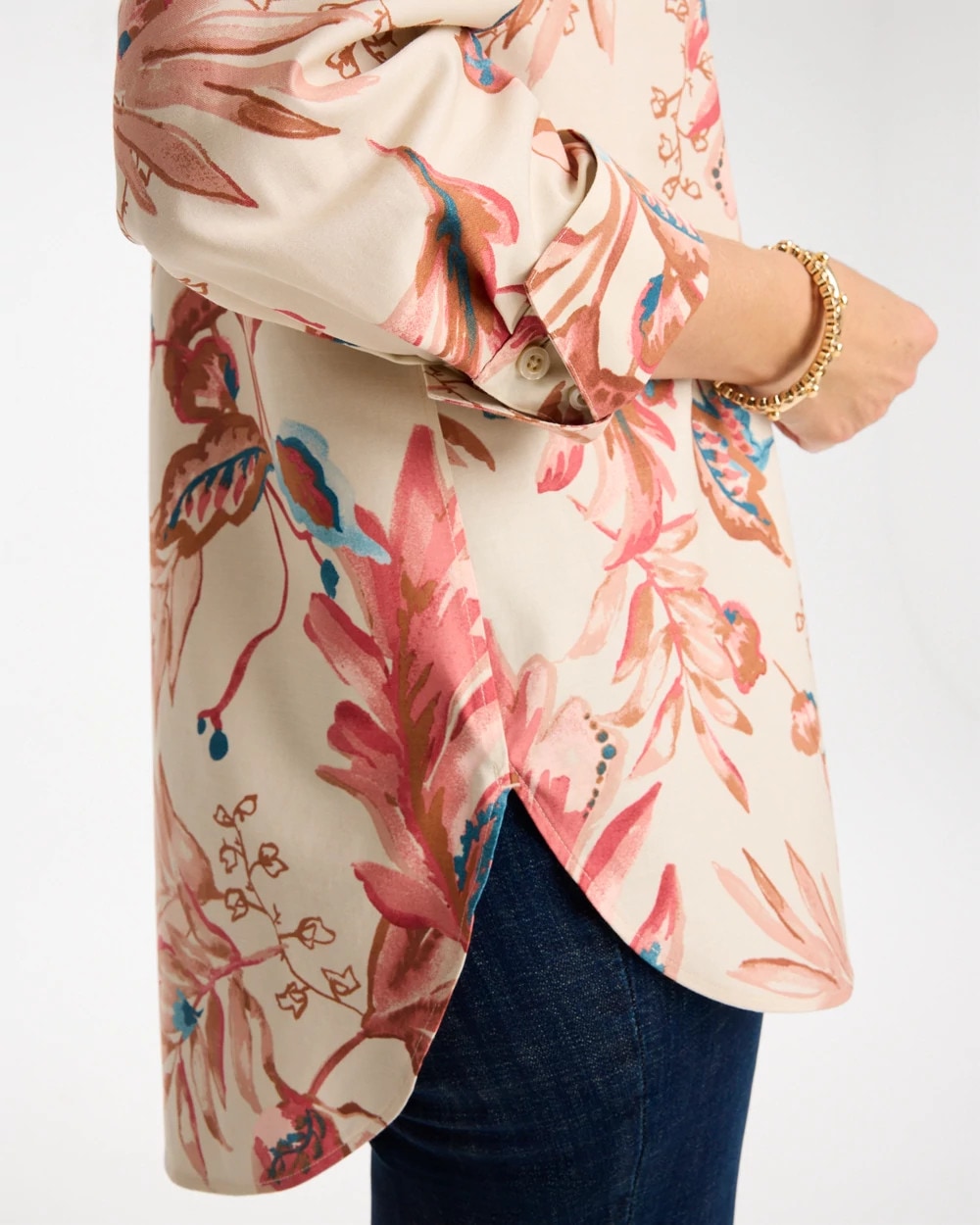 No Iron™ Stretch Desert Beauty Printed Tunic