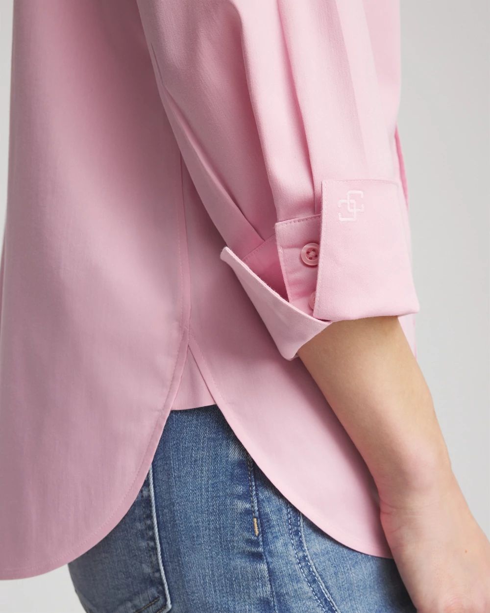 No Iron™ 3/4 Sleeve Stretch Shirt