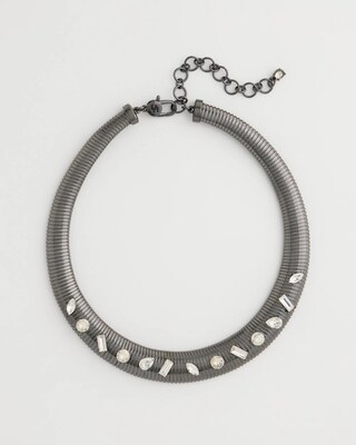 Cut Ice Collection Collar Necklace