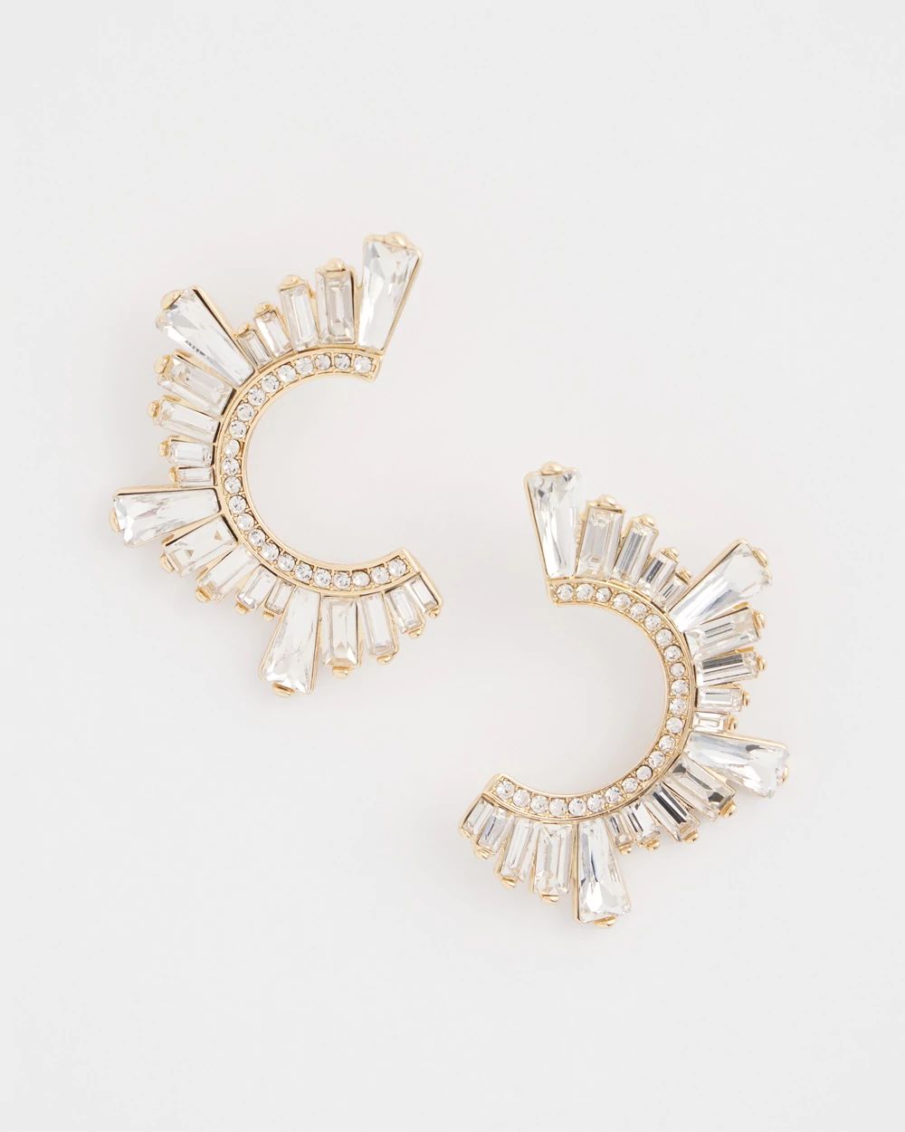 No Droop™ Front to Back Embellished Earrings