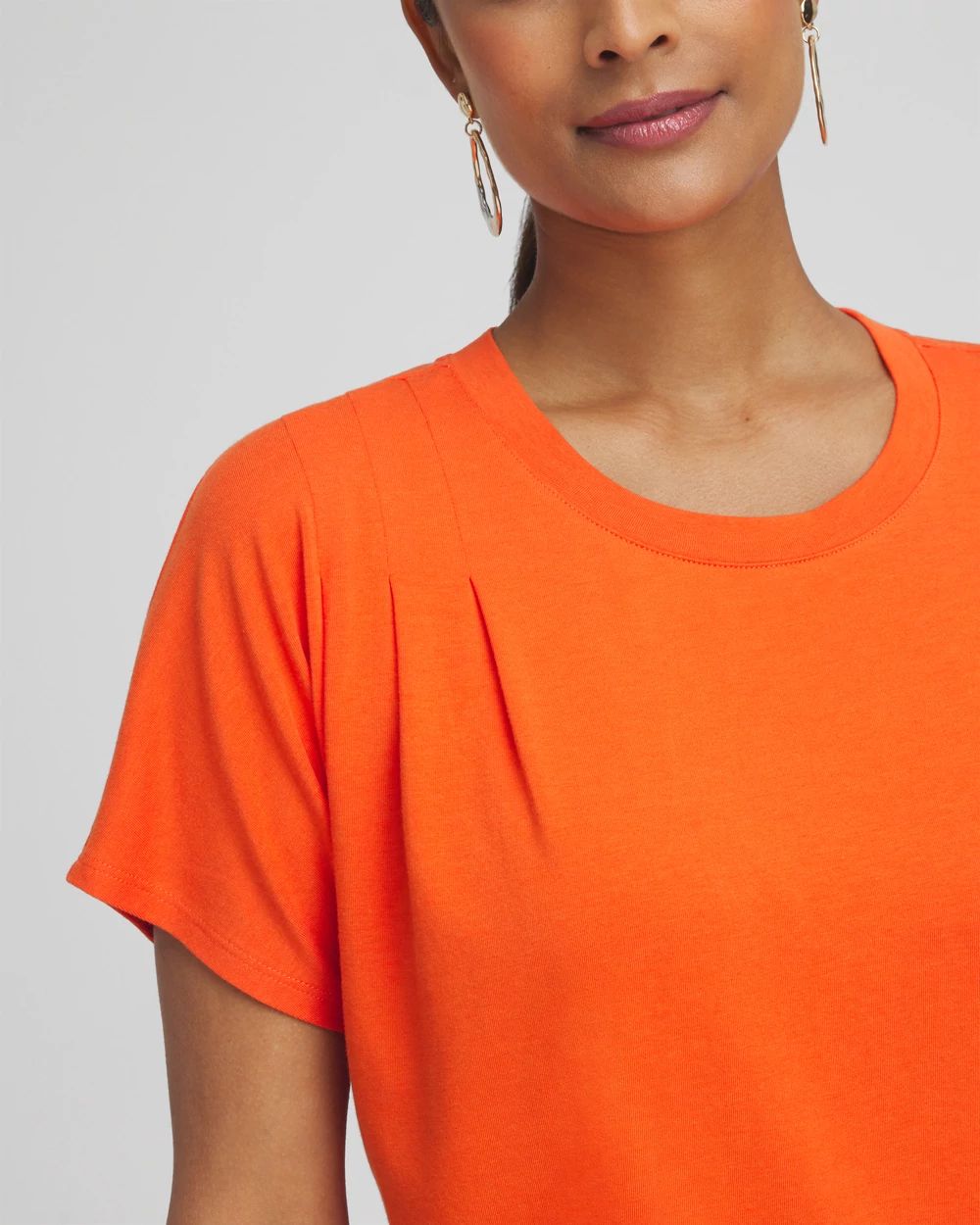 Touch of Cool™ Shoulder Detail Tee