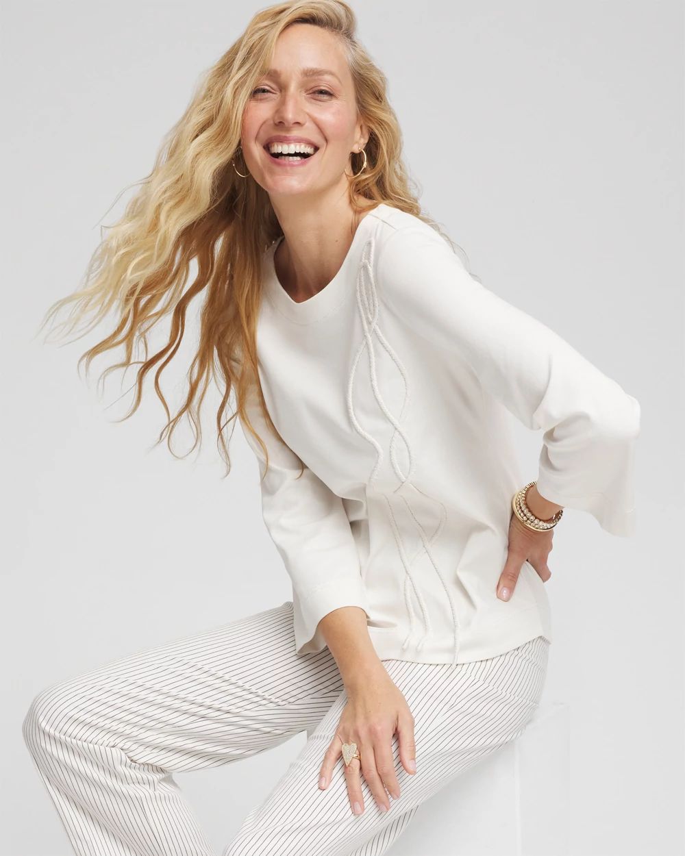 Soutache Stitch Top click to view larger image.