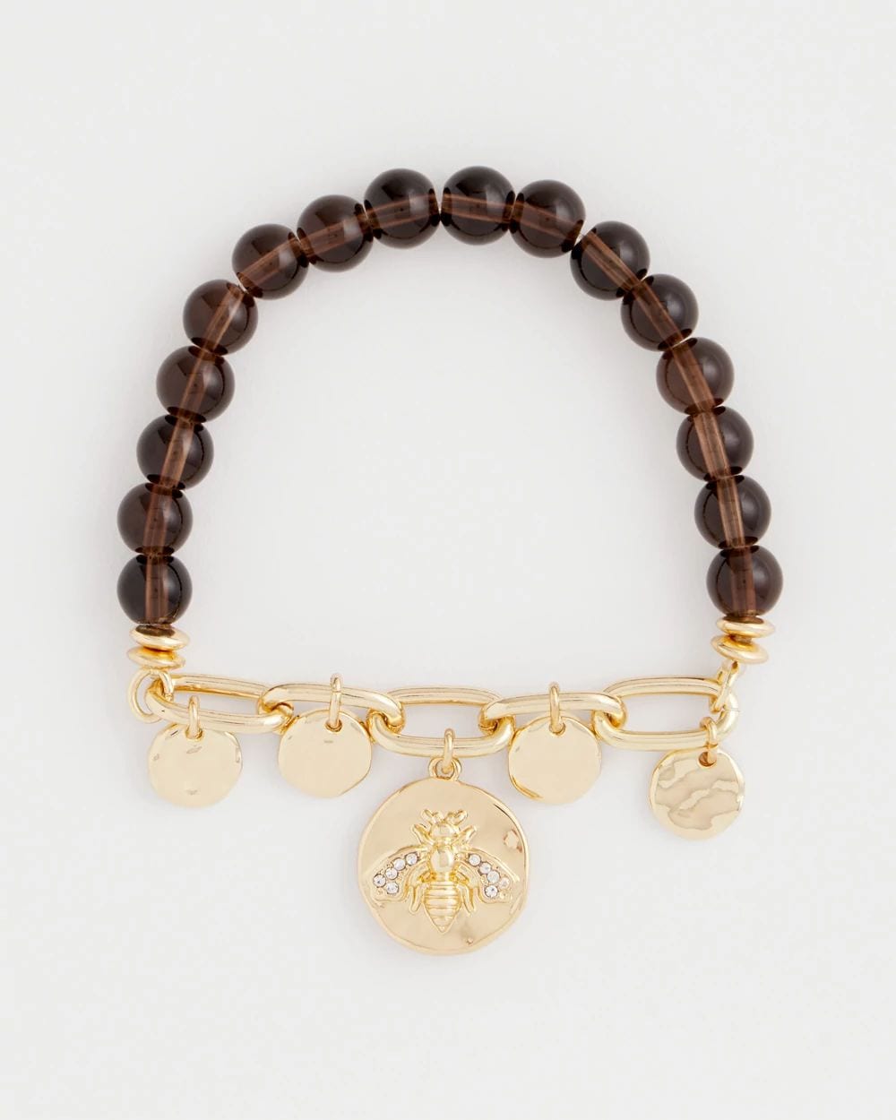 Neutral Link Charm Bracelet