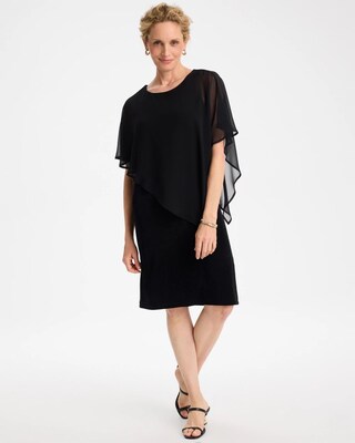 Travelers™ Chiffon Overlay Dress