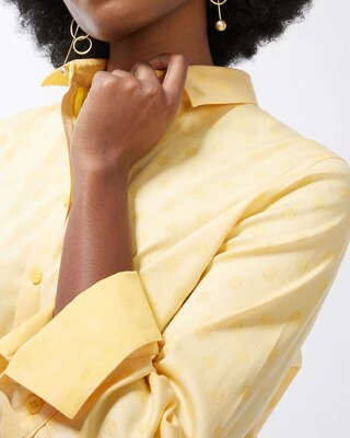 No Iron Stretch Jacquard Shirt