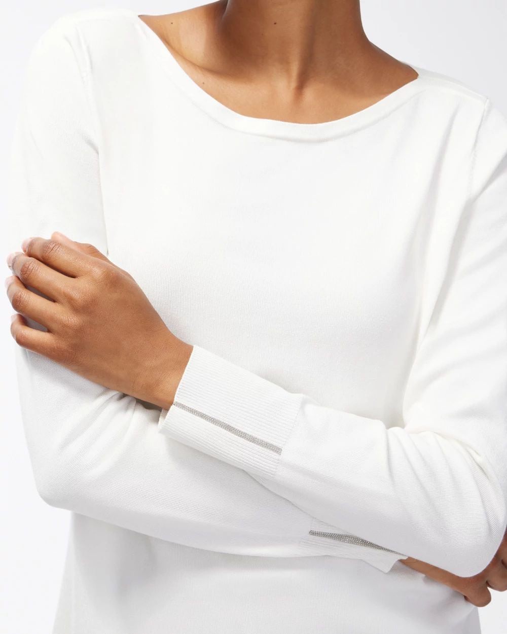 Caviar Bead Pullover Sweater