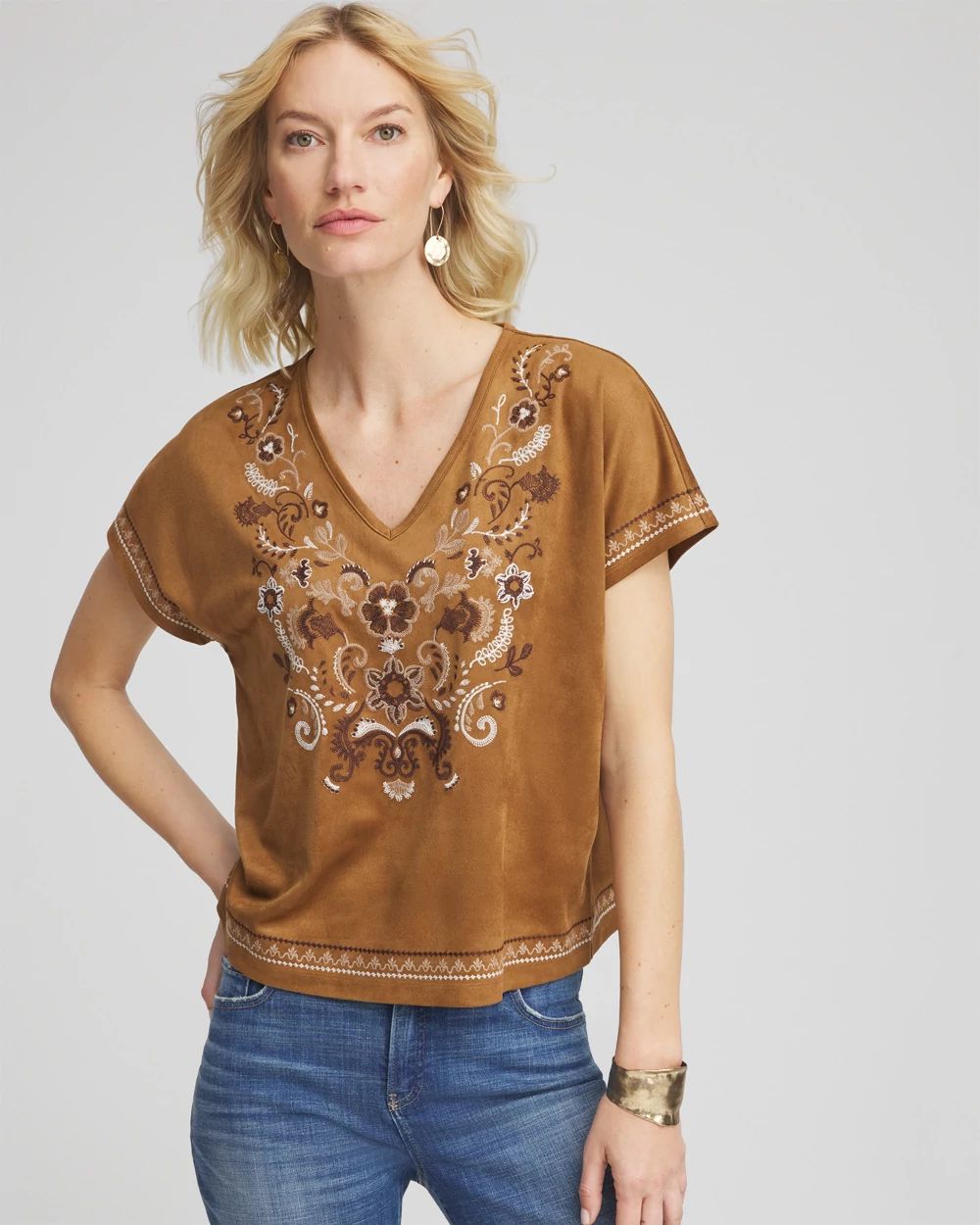 Embroidered Oversized Tee