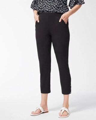 Zenergy UPF Snap Detail Cropped Pants