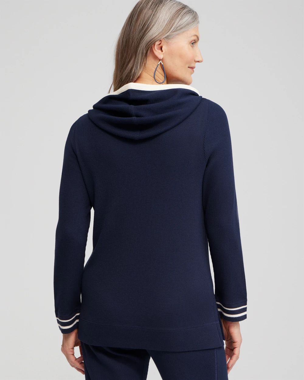 Zenergy® Waffle Knit Hooded Tunic