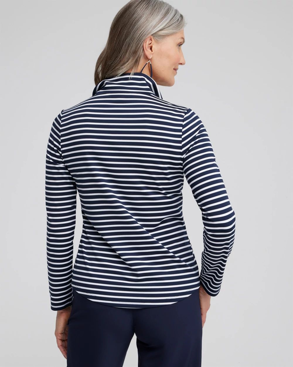 Zenergy® UPF Stripe Long Sleeve Top