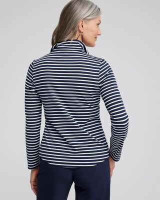 Zenergy® UPF Stripe Long Sleeve Top