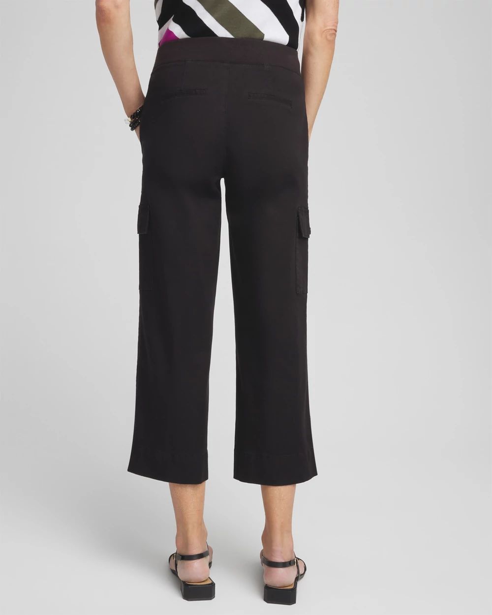 Cargo Straight Leg Cropped Pants