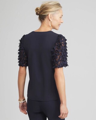 Applique Sleeve Tee