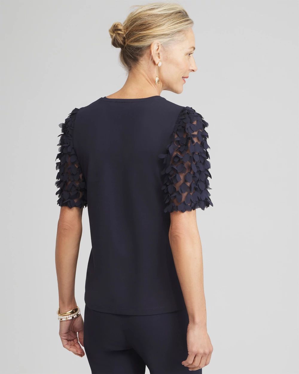 Applique Sleeve Tee